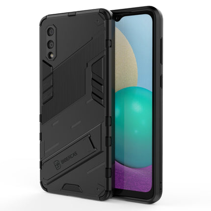 Punk Armor 2 in 1 PC + TPU Shockproof Case with Invisible Holder, For Samsung Galaxy S21+ 5G, For Samsung Galaxy A02 (EU Version), For Samsung Galaxy M31
