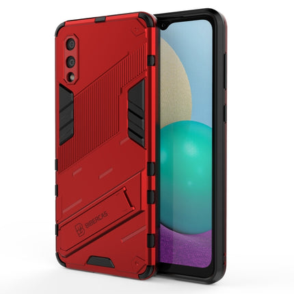 Punk Armor 2 in 1 PC + TPU Shockproof Case with Invisible Holder, For Samsung Galaxy S21+ 5G, For Samsung Galaxy A02 (EU Version), For Samsung Galaxy M31