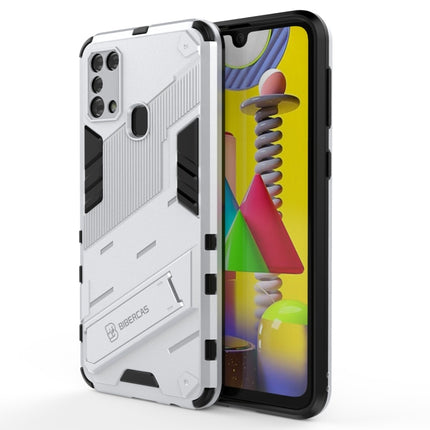Punk Armor 2 in 1 PC + TPU Shockproof Case with Invisible Holder, For Samsung Galaxy S21+ 5G, For Samsung Galaxy A02 (EU Version), For Samsung Galaxy M31