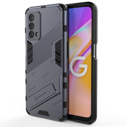 Punk Armor 2 in 1 PC + TPU Shockproof Case with Invisible Holder, For OPPO A93 5G, For OPPO A53 4G, For OPPO F17 Pro
