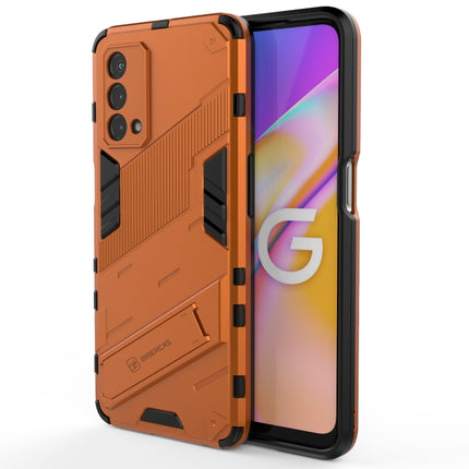 Punk Armor 2 in 1 PC + TPU Shockproof Case with Invisible Holder, For OPPO A93 5G, For OPPO A53 4G, For OPPO F17 Pro