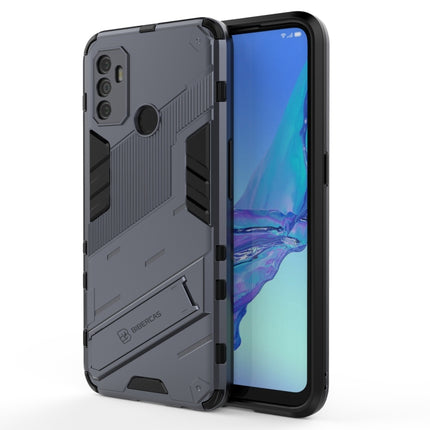 Punk Armor 2 in 1 PC + TPU Shockproof Case with Invisible Holder, For OPPO A93 5G, For OPPO A53 4G, For OPPO F17 Pro