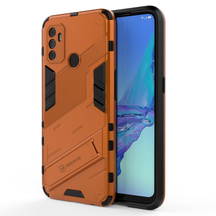 Punk Armor 2 in 1 PC + TPU Shockproof Case with Invisible Holder, For OPPO A93 5G, For OPPO A53 4G, For OPPO F17 Pro