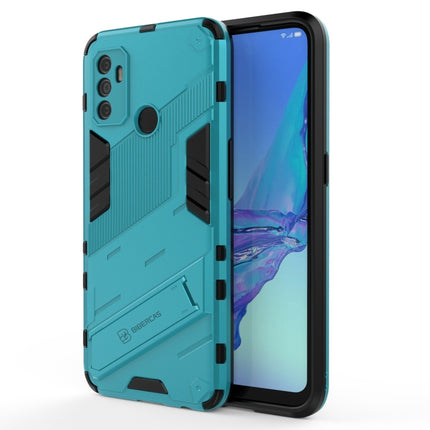 Punk Armor 2 in 1 PC + TPU Shockproof Case with Invisible Holder, For OPPO A93 5G, For OPPO A53 4G, For OPPO F17 Pro