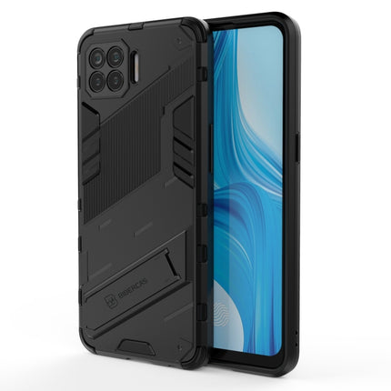 Punk Armor 2 in 1 PC + TPU Shockproof Case with Invisible Holder, For OPPO A93 5G, For OPPO A53 4G, For OPPO F17 Pro