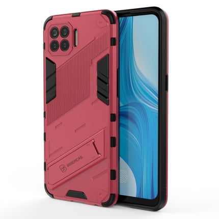 Punk Armor 2 in 1 PC + TPU Shockproof Case with Invisible Holder, For OPPO A93 5G, For OPPO A53 4G, For OPPO F17 Pro