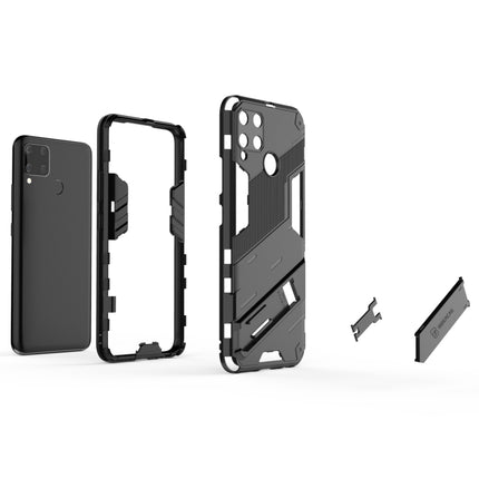 Punk Armor 2 in 1 PC + TPU Shockproof Case with Invisible Holder, For Realme C15, For Realme 7 Pro, For Realme 7, For OPPO Reno5 5G