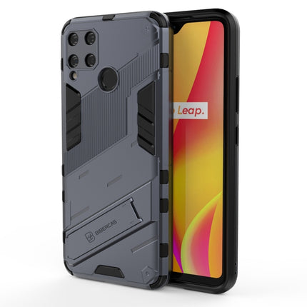 Punk Armor 2 in 1 PC + TPU Shockproof Case with Invisible Holder, For OPPO Reno5 Pro+, For Realme V15, For OPPO Realme C15, For OPPO Realme 7 Pro, For OPPO Realme 7