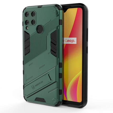 Punk Armor 2 in 1 PC + TPU Shockproof Case with Invisible Holder, For OPPO Reno5 Pro+, For Realme V15, For OPPO Realme C15, For OPPO Realme 7 Pro, For OPPO Realme 7