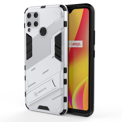 Punk Armor 2 in 1 PC + TPU Shockproof Case with Invisible Holder, For OPPO Reno5 Pro+, For Realme V15, For OPPO Realme C15, For OPPO Realme 7 Pro, For OPPO Realme 7