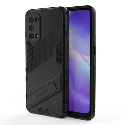 Punk Armor 2 in 1 PC + TPU Shockproof Case with Invisible Holder, For Realme C15, For Realme 7 Pro, For Realme 7, For OPPO Reno5 5G