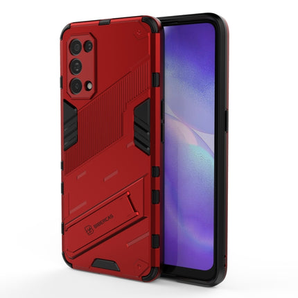 Punk Armor 2 in 1 PC + TPU Shockproof Case with Invisible Holder, For Realme C15, For Realme 7 Pro, For Realme 7, For OPPO Reno5 5G