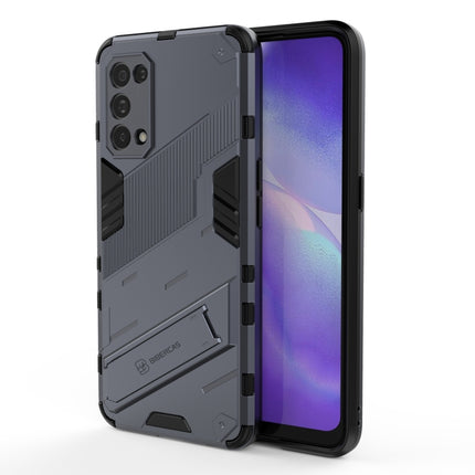 Punk Armor 2 in 1 PC + TPU Shockproof Case with Invisible Holder, For Realme C15, For Realme 7 Pro, For Realme 7, For OPPO Reno5 5G