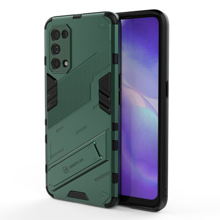 Punk Armor 2 in 1 PC + TPU Shockproof Case with Invisible Holder, For Realme C15, For Realme 7 Pro, For Realme 7, For OPPO Reno5 5G