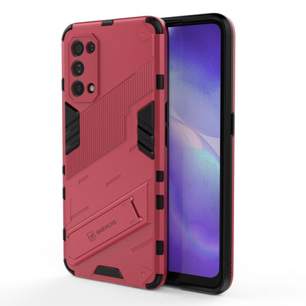 Punk Armor 2 in 1 PC + TPU Shockproof Case with Invisible Holder, For Realme C15, For Realme 7 Pro, For Realme 7, For OPPO Reno5 5G