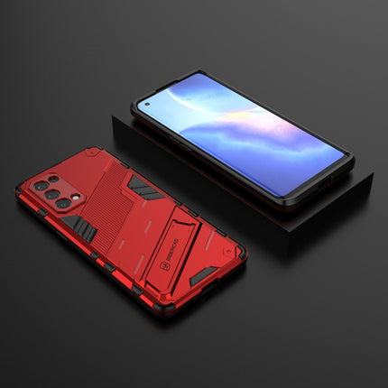 Punk Armor 2 in 1 PC + TPU Shockproof Case with Invisible Holder, For OPPO Reno5 Pro, For OPPO Realme V15