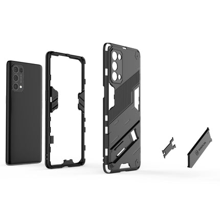 Punk Armor 2 in 1 PC + TPU Shockproof Case with Invisible Holder, For OPPO Reno5 Pro, For OPPO Realme V15