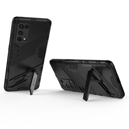 Punk Armor 2 in 1 PC + TPU Shockproof Case with Invisible Holder, For OPPO Reno5 Pro, For OPPO Realme V15