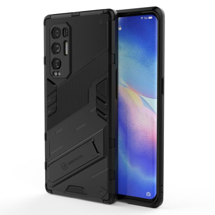 Punk Armor 2 in 1 PC + TPU Shockproof Case with Invisible Holder, For OPPO Reno5 Pro+, For Realme V15, For OPPO Realme C15, For OPPO Realme 7 Pro, For OPPO Realme 7