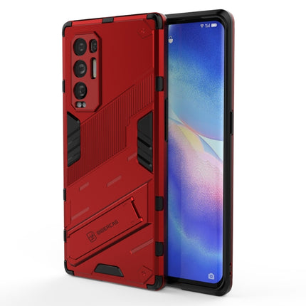 Punk Armor 2 in 1 PC + TPU Shockproof Case with Invisible Holder, For OPPO Reno5 Pro+, For Realme V15, For OPPO Realme C15, For OPPO Realme 7 Pro, For OPPO Realme 7