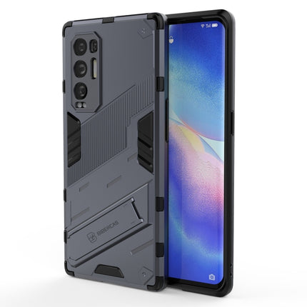 Punk Armor 2 in 1 PC + TPU Shockproof Case with Invisible Holder, For OPPO Reno5 Pro+, For Realme V15, For OPPO Realme C15, For OPPO Realme 7 Pro, For OPPO Realme 7