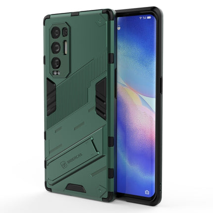 Punk Armor 2 in 1 PC + TPU Shockproof Case with Invisible Holder, For OPPO Reno5 Pro+, For Realme V15, For OPPO Realme C15, For OPPO Realme 7 Pro, For OPPO Realme 7