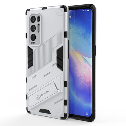 Punk Armor 2 in 1 PC + TPU Shockproof Case with Invisible Holder, For OPPO Reno5 Pro+, For Realme V15, For OPPO Realme C15, For OPPO Realme 7 Pro, For OPPO Realme 7