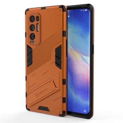 Punk Armor 2 in 1 PC + TPU Shockproof Case with Invisible Holder, For OPPO Reno5 Pro+, For Realme V15, For OPPO Realme C15, For OPPO Realme 7 Pro, For OPPO Realme 7