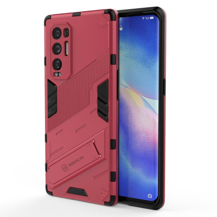 Punk Armor 2 in 1 PC + TPU Shockproof Case with Invisible Holder, For OPPO Reno5 Pro+, For Realme V15, For OPPO Realme C15, For OPPO Realme 7 Pro, For OPPO Realme 7