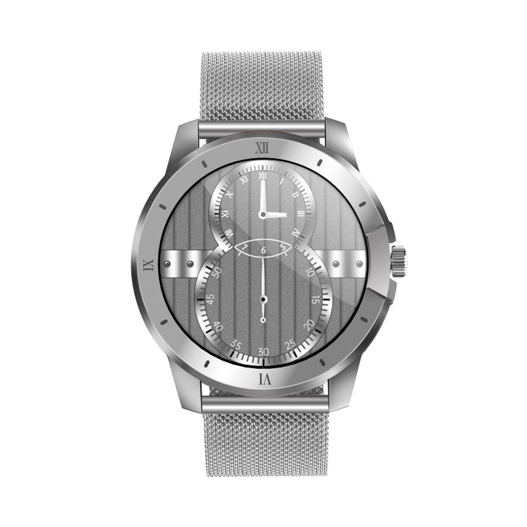 MX12 1.3 inch IPS Color Screen IP68 Waterproof Smart Watch, Support Bluetooth Call / Sleep Monitoring / Heart Rate Monitoring, Steel Strap, Silicone Strap