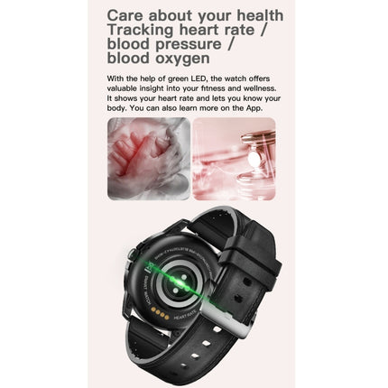 MX12 1.3 inch IPS Color Screen IP68 Waterproof Smart Watch, Support Bluetooth Call / Sleep Monitoring / Heart Rate Monitoring, Steel Strap