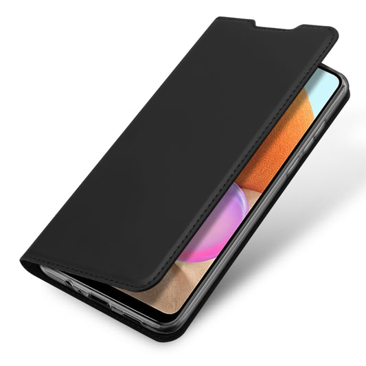 DUX DUCIS Skin Pro Series Horizontal Flip PU + TPU Leather Case with Holder & Card Slots, For Samsung Galaxy A32 4G