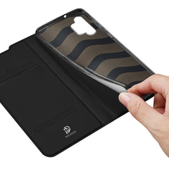 DUX DUCIS Skin Pro Series Horizontal Flip PU + TPU Leather Case with Holder & Card Slots, For Samsung Galaxy A32 4G