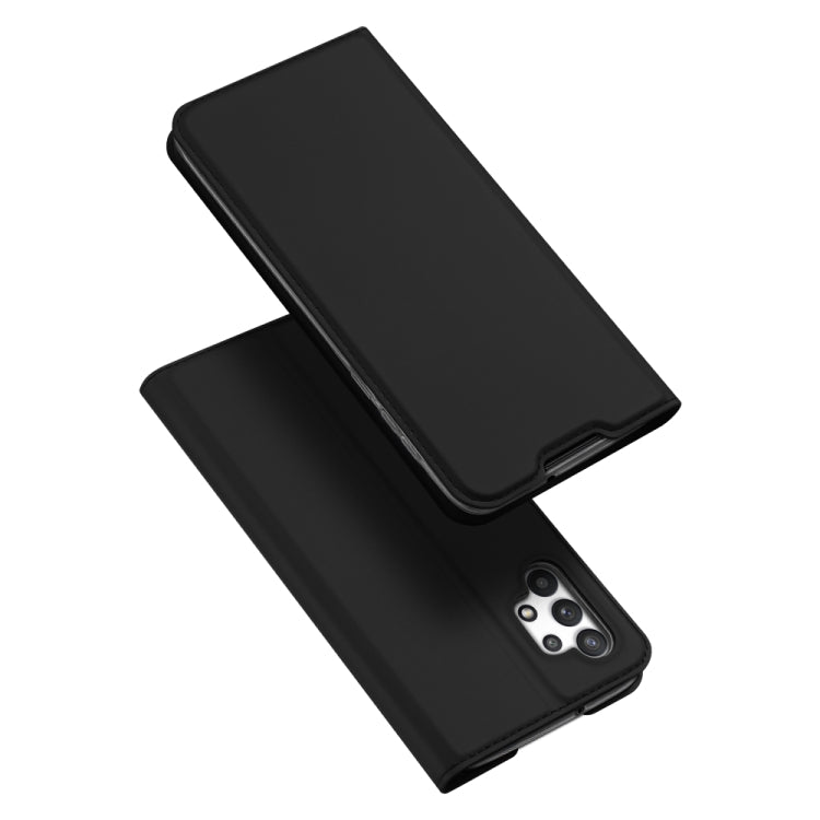 DUX DUCIS Skin Pro Series Horizontal Flip PU + TPU Leather Case with Holder & Card Slots, For Samsung Galaxy A32 4G