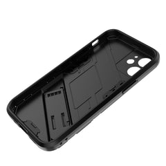 Punk Armor 2 in 1 PC + TPU Shockproof Case with Invisible Holder, For iPhone 12 mini, For iPhone 12, For iPhone 12 Pro, For iPhone 12 Pro Max