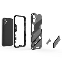 Punk Armor 2 in 1 PC + TPU Shockproof Case with Invisible Holder, For iPhone 12 mini, For iPhone 12, For iPhone 12 Pro, For iPhone 12 Pro Max