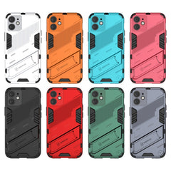 Punk Armor 2 in 1 PC + TPU Shockproof Case with Invisible Holder, For iPhone 12 mini, For iPhone 12, For iPhone 12 Pro, For iPhone 12 Pro Max