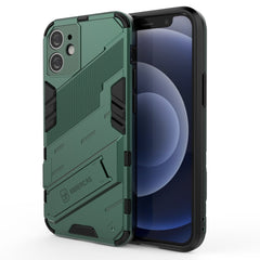 Punk Armor 2 in 1 PC + TPU Shockproof Case with Invisible Holder, For iPhone 12 mini, For iPhone 12, For iPhone 12 Pro, For iPhone 12 Pro Max