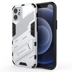 Punk Armor 2 in 1 PC + TPU Shockproof Case with Invisible Holder, For iPhone 12 mini, For iPhone 12, For iPhone 12 Pro, For iPhone 12 Pro Max