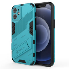 Punk Armor 2 in 1 PC + TPU Shockproof Case with Invisible Holder, For iPhone 12 mini, For iPhone 12, For iPhone 12 Pro, For iPhone 12 Pro Max