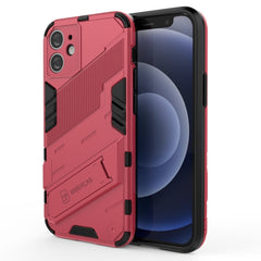 Punk Armor 2 in 1 PC + TPU Shockproof Case with Invisible Holder, For iPhone 12 mini, For iPhone 12, For iPhone 12 Pro, For iPhone 12 Pro Max