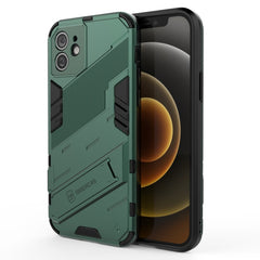 Punk Armor 2 in 1 PC + TPU Shockproof Case with Invisible Holder, For iPhone 12 mini, For iPhone 12, For iPhone 12 Pro, For iPhone 12 Pro Max