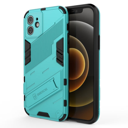 Punk Armor 2 in 1 PC + TPU Shockproof Case with Invisible Holder, For iPhone 12 mini, For iPhone 12, For iPhone 12 Pro