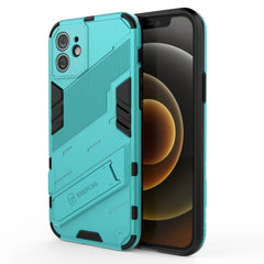 Punk Armor 2 in 1 PC + TPU Shockproof Case with Invisible Holder, For iPhone 12 mini, For iPhone 12, For iPhone 12 Pro, For iPhone 12 Pro Max