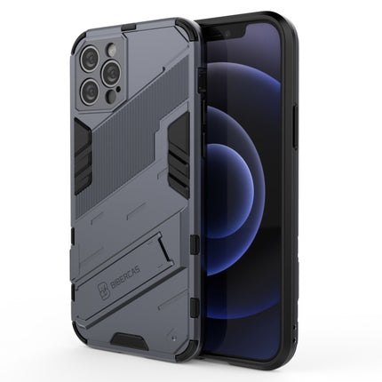 Punk Armor 2 in 1 PC + TPU Shockproof Case with Invisible Holder, For iPhone 12 mini, For iPhone 12, For iPhone 12 Pro