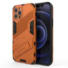 Punk Armor 2 in 1 PC + TPU Shockproof Case with Invisible Holder, For iPhone 12 mini, For iPhone 12, For iPhone 12 Pro, For iPhone 12 Pro Max