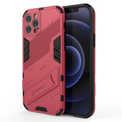 Punk Armor 2 in 1 PC + TPU Shockproof Case with Invisible Holder, For iPhone 12 mini, For iPhone 12, For iPhone 12 Pro, For iPhone 12 Pro Max