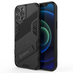 Punk Armor 2 in 1 PC + TPU Shockproof Case with Invisible Holder, For iPhone 12 mini, For iPhone 12, For iPhone 12 Pro, For iPhone 12 Pro Max