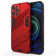 Punk Armor 2 in 1 PC + TPU Shockproof Case with Invisible Holder, For iPhone 12 mini, For iPhone 12, For iPhone 12 Pro, For iPhone 12 Pro Max