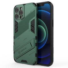 Punk Armor 2 in 1 PC + TPU Shockproof Case with Invisible Holder, For iPhone 12 mini, For iPhone 12, For iPhone 12 Pro, For iPhone 12 Pro Max